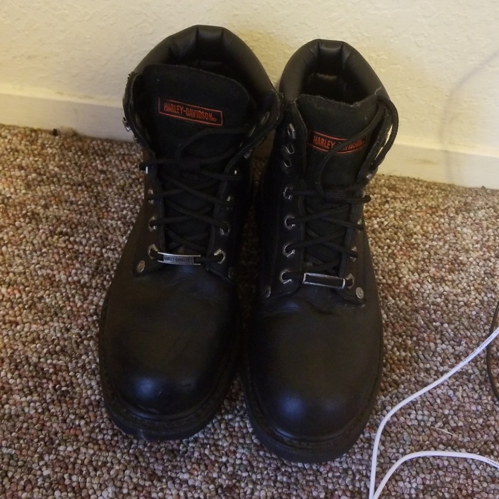 Steel toe riding boots